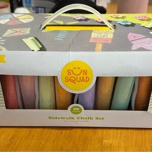 Sun Squad Vibrant Sidewalk Chalk Set